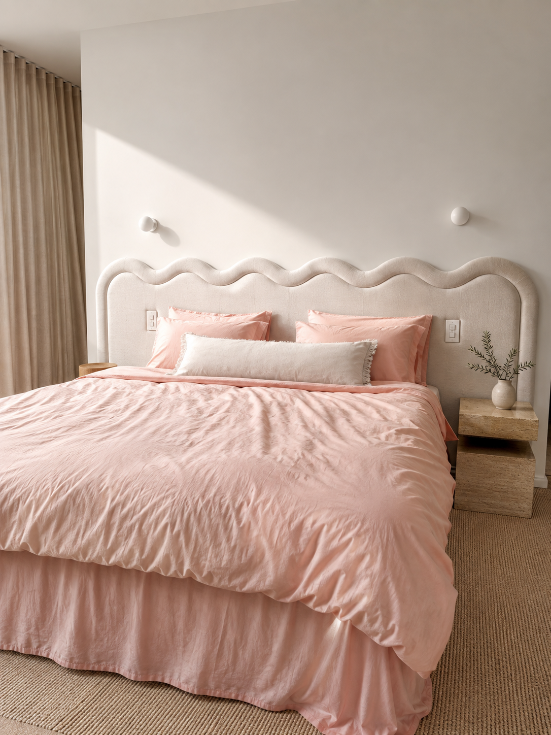 Transcendent pink sheet set