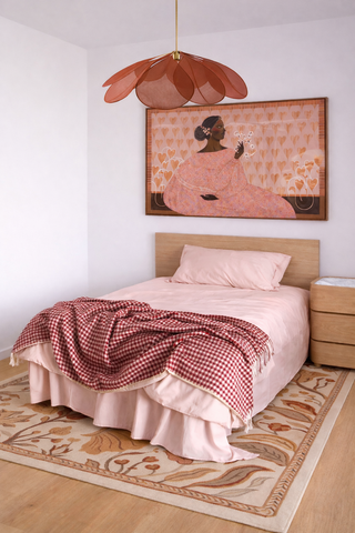 Transcendent pink sheet set