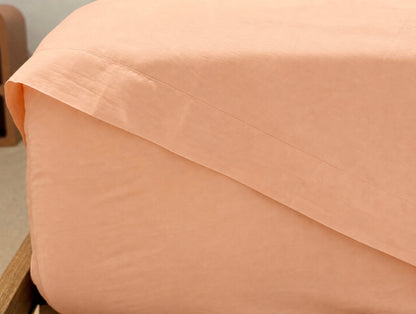Peach Fuzz Fitted Sheet