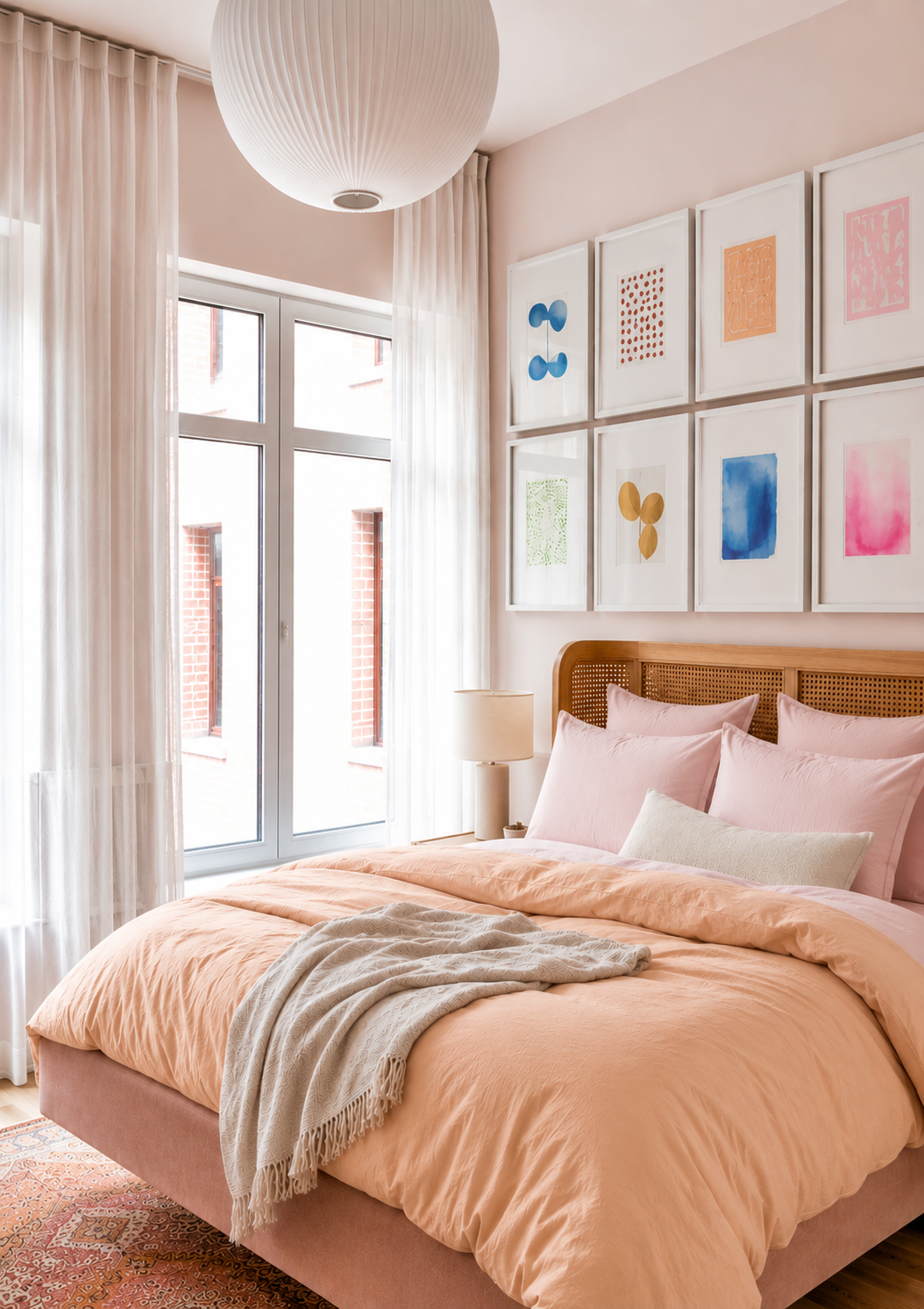 Peach Fuzz Flat Sheet