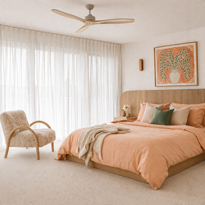 Peach Fuzz Flat Sheet