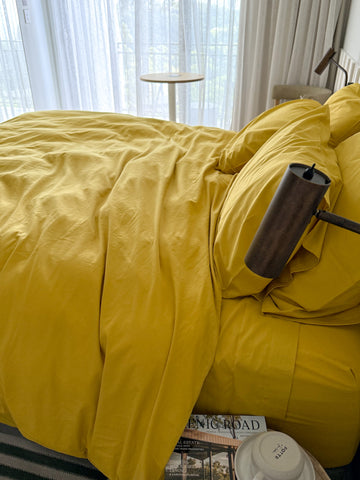 Amber haze bed set