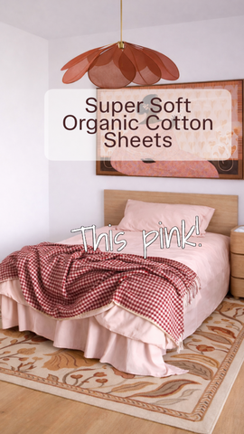 Transcendent pink sheet set
