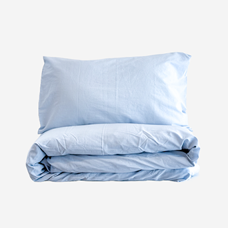 Blue aura duvet set